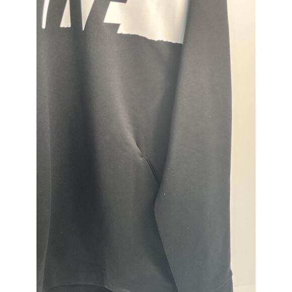 NIKE MENS LARGE HOODIE DRI-FIT THERMA BLACK GRAFFITI HOODED SWEATSHIRT CJ5163 - Picture 6 of 9